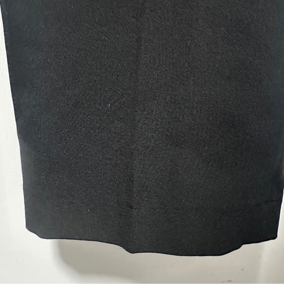 George Men's Black Classic Pants Flat Front Trousers Size 36 x 30 Stretch Work - Picture 6 of 9